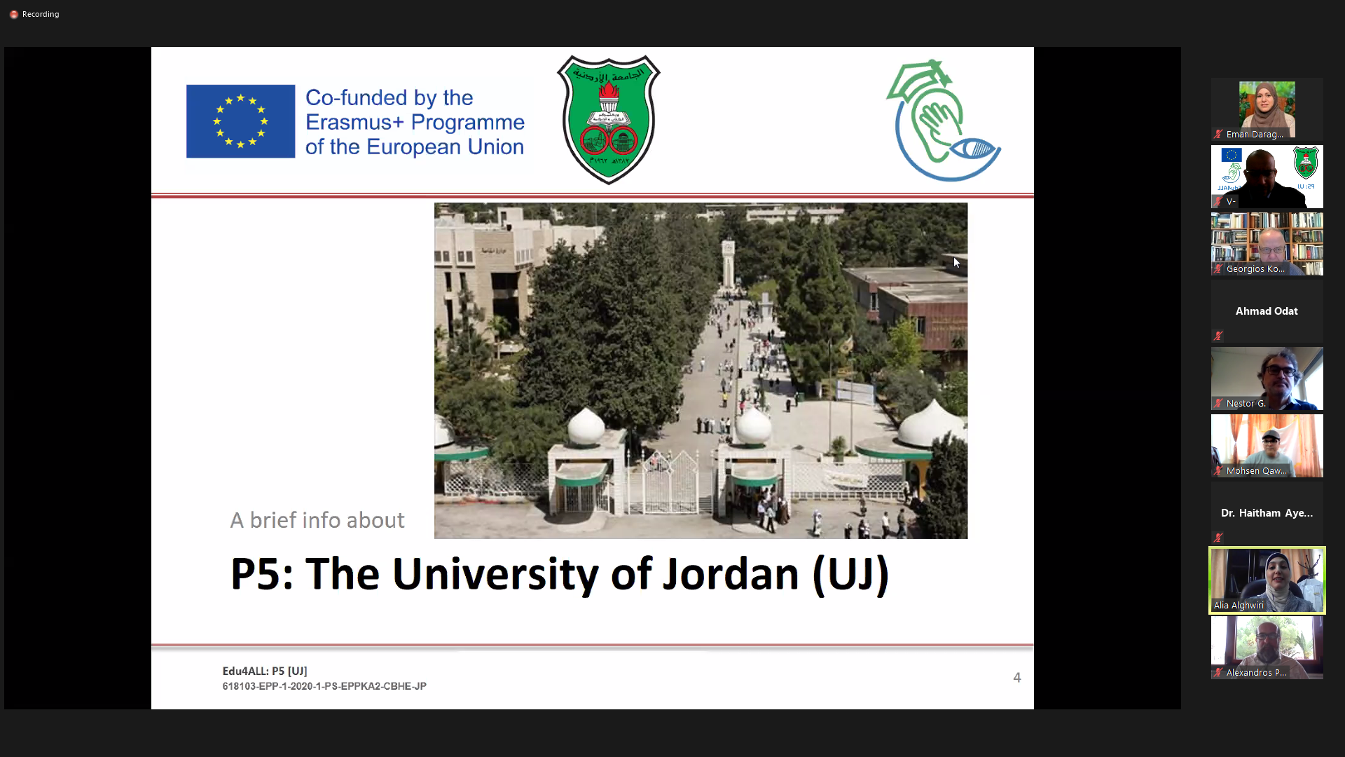The University of Jordan 