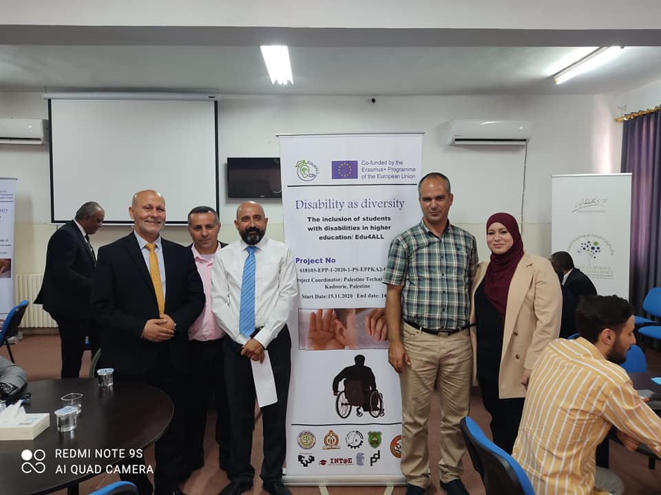 Edu4ALL workshop in Irbid National University Doctors from Al Khodori University 