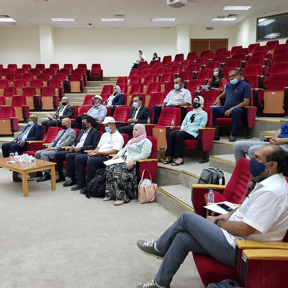 Management Meeting at University of Jordan -Aqaba Meeting Room