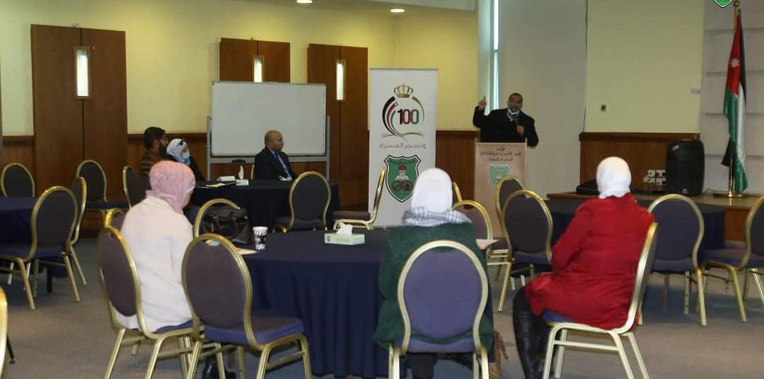 UJ -Amman training Ismail AL-Taharwa with all staff