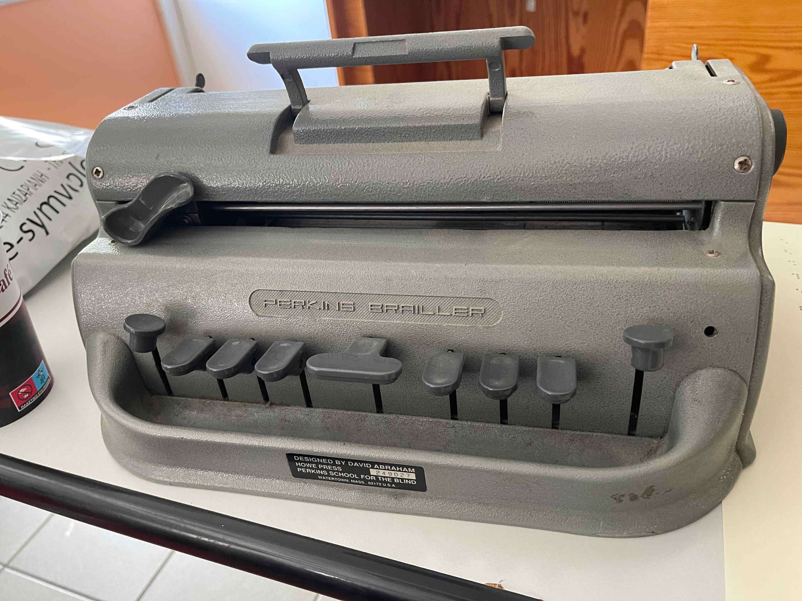 Perkins Braillers machine