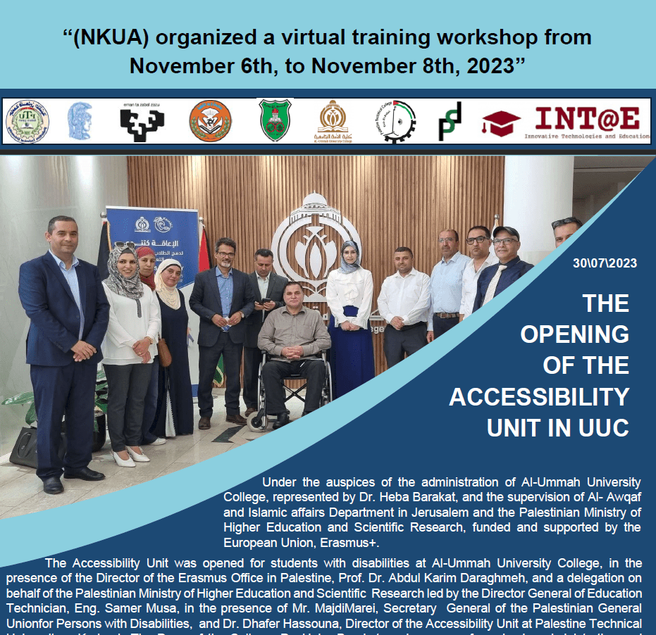 the opening of the accessibility Unit in uuc